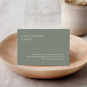 Tarjeta de Invitación con Inserto de Cercado Bohem