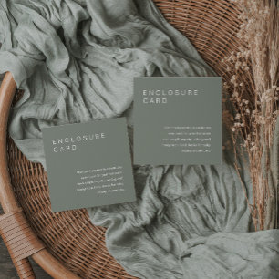 Tarjeta de Invitación con Inserto de Cercado Bohem