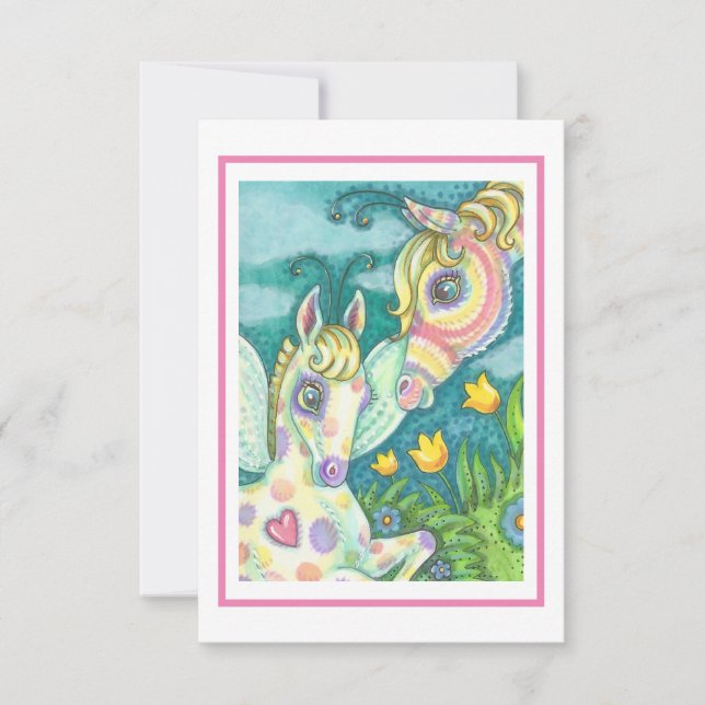 TARJETA DE INVITACIÓN DE ADOPCIÓN DE NACIMIENTO DE (Anverso)