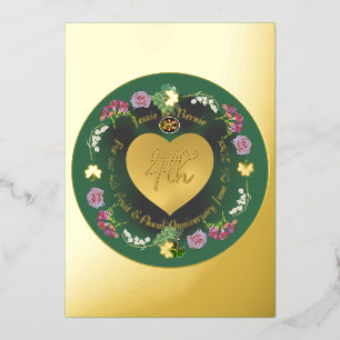 Tarjeta de invitación de aniversario de frutas y f