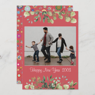 Tarjeta de invitación de Año Nuevo