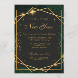 Tarjeta de invitación de Año Nuevo