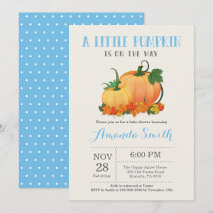 Tarjeta de invitación de Baby Shower del niño de l