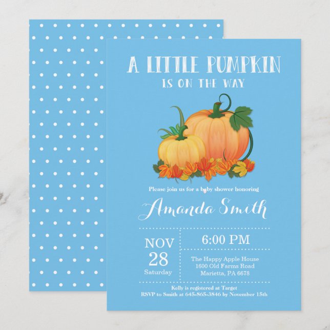 Tarjeta de invitación de Baby Shower del niño de l (Anverso / Reverso)