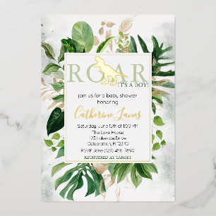 Tarjeta de Invitación de Baby Shower para Niño Din