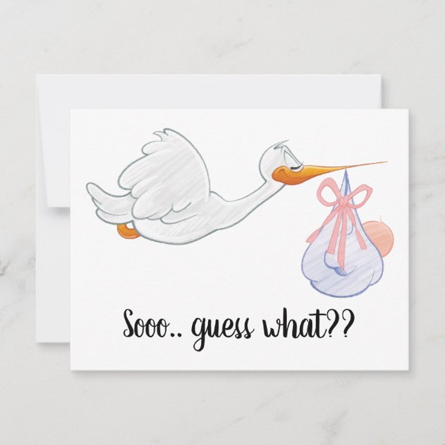 TARJETA DE INVITACIÓN DE BEBÉ (Anverso)