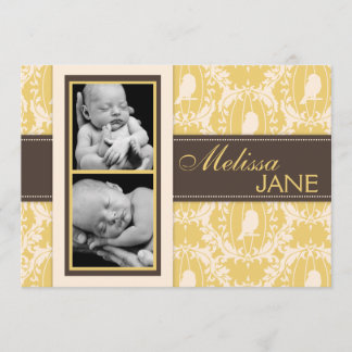 Tarjeta de Invitación de bebé para tuitear