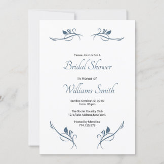 Tarjeta de invitación de boda