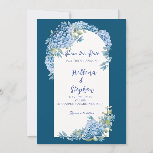 tarjeta de invitación de boda (Anverso)