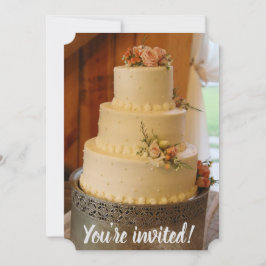Tarjeta de invitación de boda