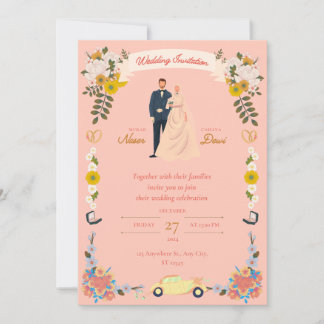 TARJETA DE INVITACIÓN DE BODA