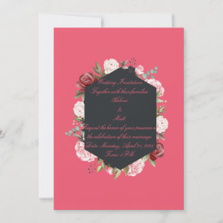 Tarjeta de Invitación de Boda