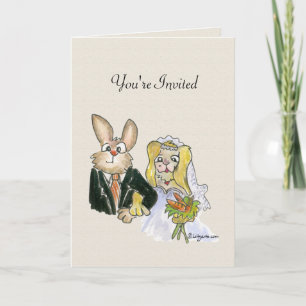 Tarjeta de invitación de boda