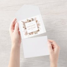 Tarjeta de Invitación de Boda