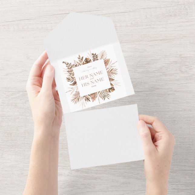 Tarjeta de Invitación de Boda (desgarro)