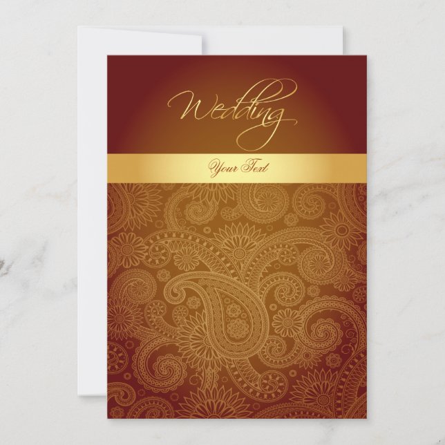 Tarjeta de invitación de boda (Anverso)