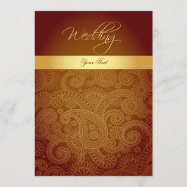 Tarjeta de invitación de boda