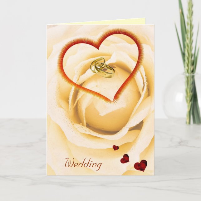 Tarjeta de invitación de boda (Anverso)