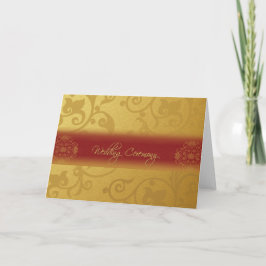 Tarjeta de invitación de boda