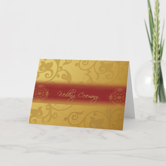 Tarjeta de invitación de boda (Anverso)