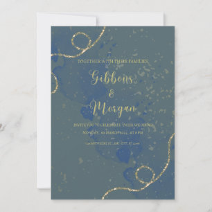 Tarjeta de invitación de boda