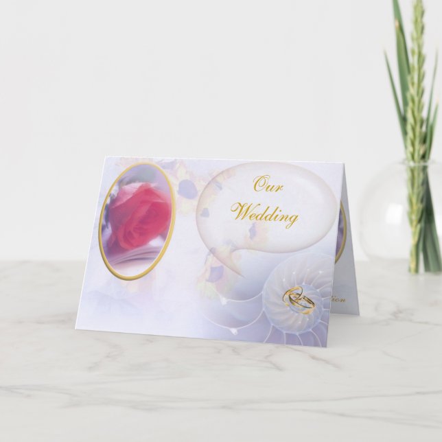Tarjeta de Invitación de Boda (Anverso)