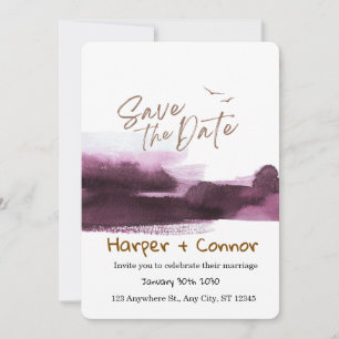 Tarjeta de invitación de boda con doodle lindo par