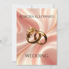 Tarjeta de Invitación de Boda con Foto – Moderna y
