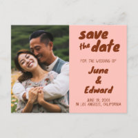 Tarjeta de Invitación de Boda con Foto Personaliza