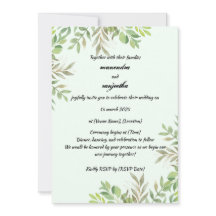 Tarjeta de Invitación de Boda con Foto Personaliza