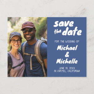 Tarjeta de Invitación de Boda con Foto Personaliza