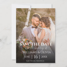 Tarjeta de Invitación de Boda con Superposición de