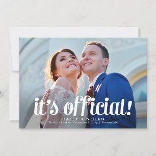Tarjeta de Invitación de Boda de amor intrépida