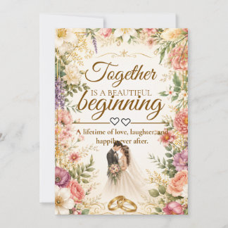 Tarjeta de invitación de boda de lujo editable
