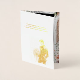 Tarjeta de invitación de boda de lujo - Novia eleg