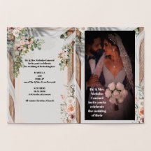 Tarjeta de invitación de boda de lujo - Novia eleg