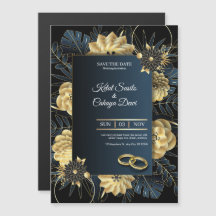 Tarjeta de Invitación de Boda Elegante