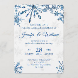 Tarjeta de invitación de boda elegante - Tarjeta d