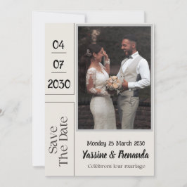 Tarjeta de invitación de boda en francés Français