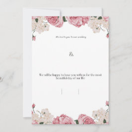 Tarjeta de Invitación de Boda Floral