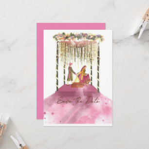 Tarjeta de invitación de boda - GUARDAR LA FECHA