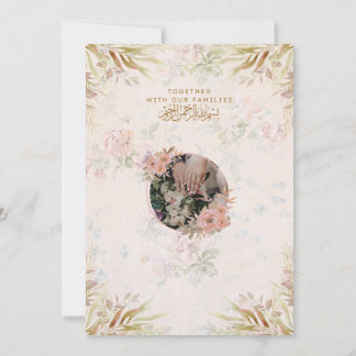 Tarjeta de Invitación de Boda Minimalista Moderna 