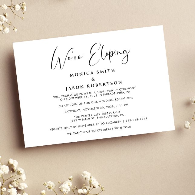 Tarjeta de Invitación de Boda para Recepción de Bo (Subido por el creador)