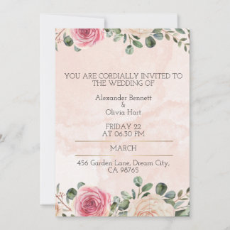 Tarjeta de Invitación de Boda Personalizada – Impr