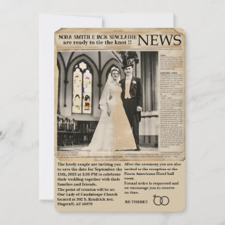 " TARJETA DE INVITACIÓN DE BODAS "