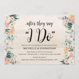 Tarjeta de invitación de brunch para Boda de Rusti