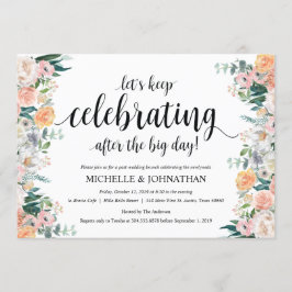 Tarjeta de invitación de brunch para Boda de Rusti