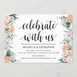 Tarjeta de invitación de brunch para Boda de Rusti