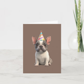 Tarjeta de invitación de Bulldog Francés