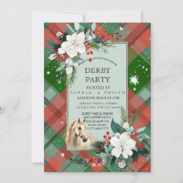 Tarjeta de invitación de caballo de fiesta de Derb